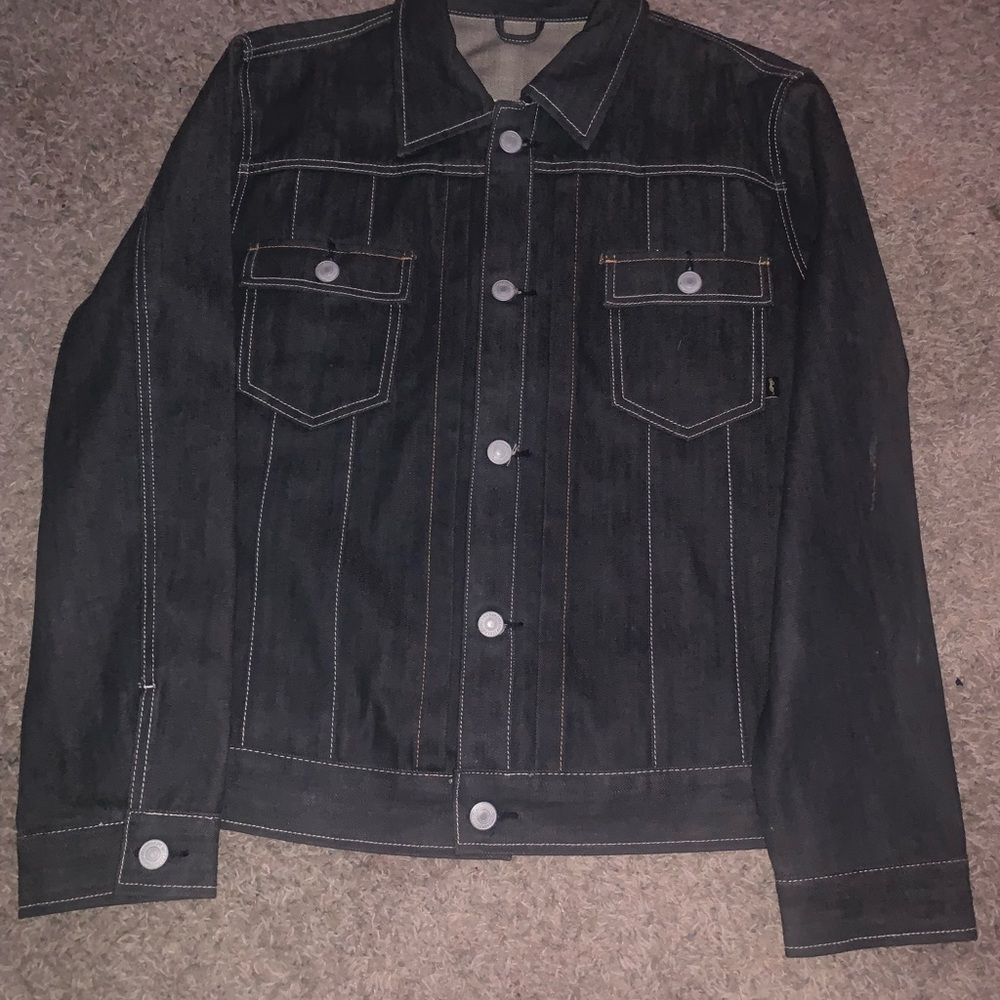 Customized “Vintage Ed Hardy Denim Jacket Eagle Skull Snake” - Picture 2 of 2